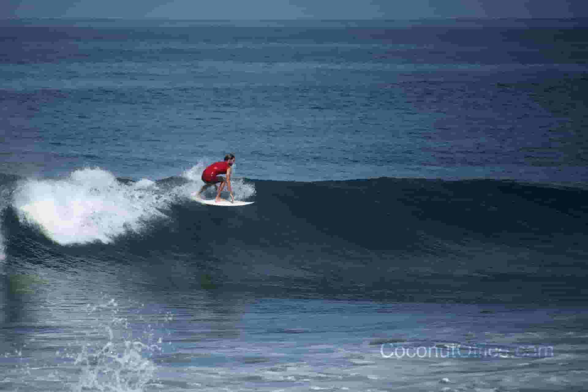 Surfing conditions are great in Playa Hermosa year aound!