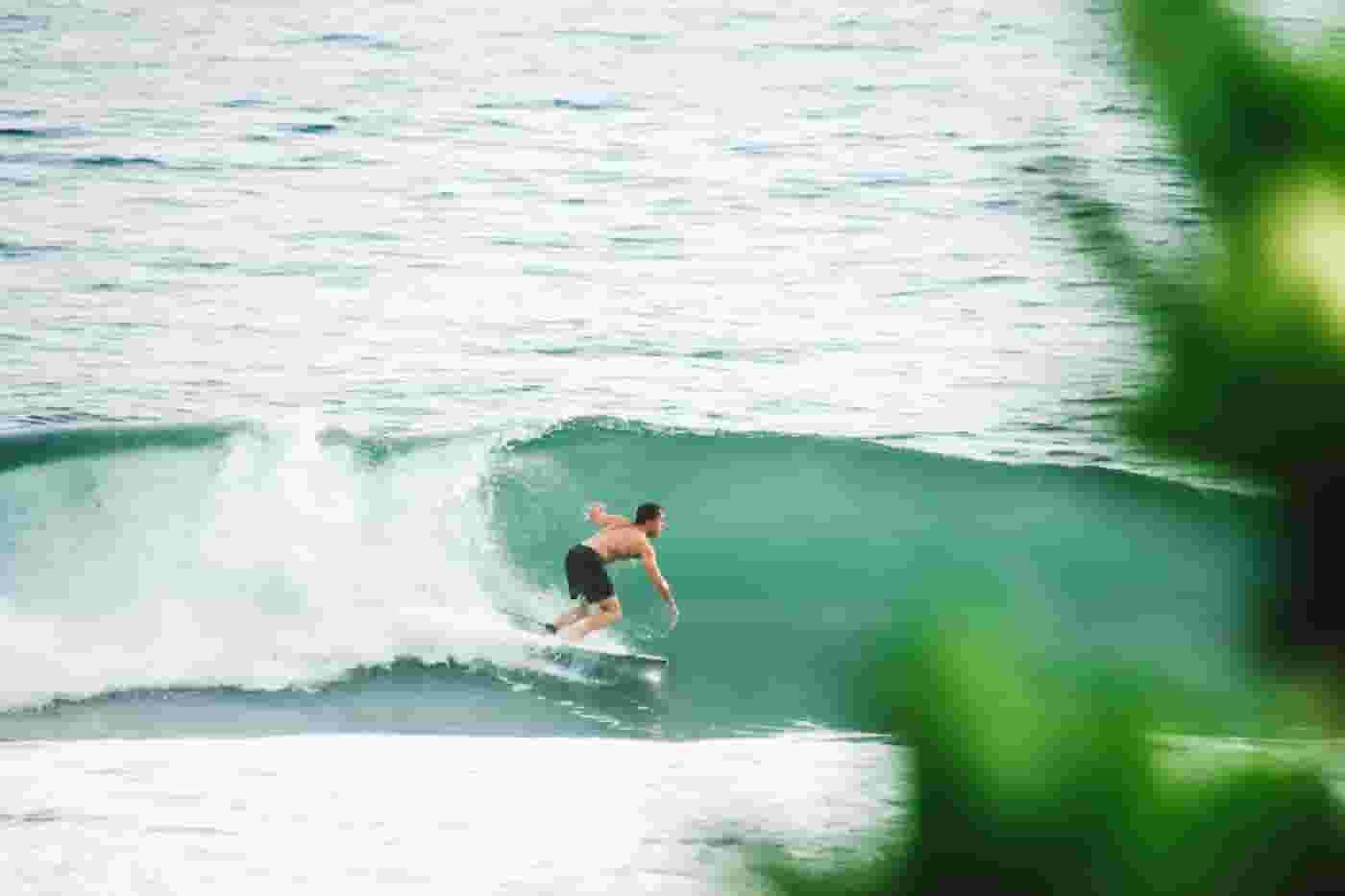 surfing in Popoyo