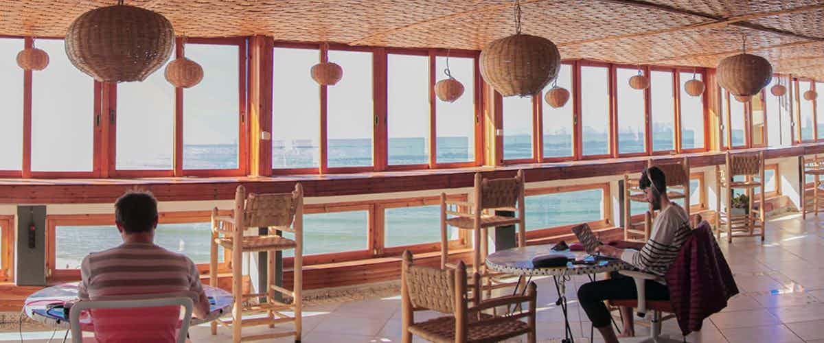 coworking space with ocean view