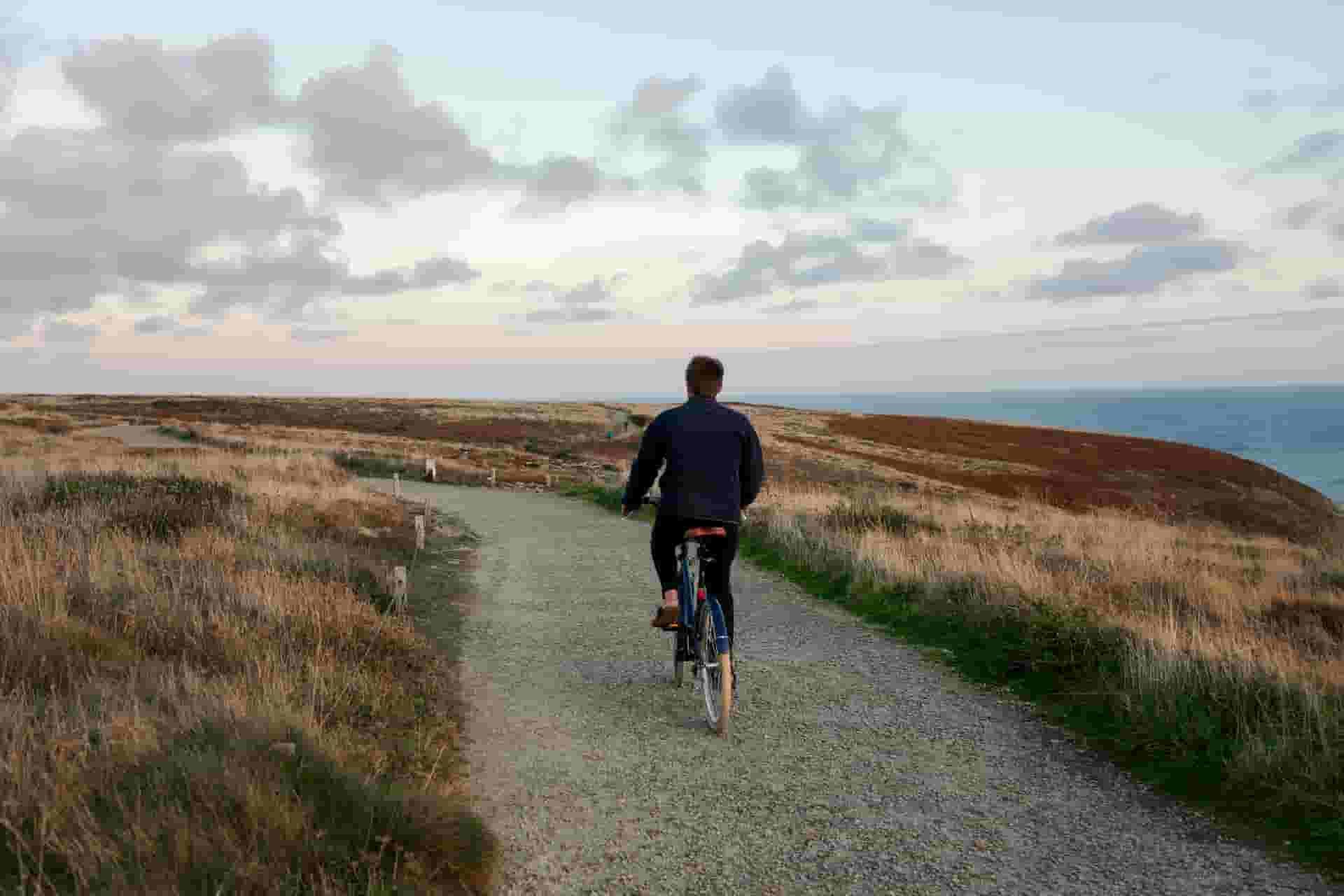 cycling near La Pointe du Raz