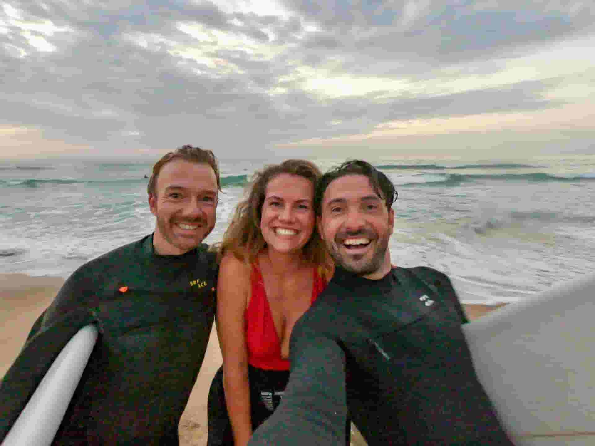 after surf selfie