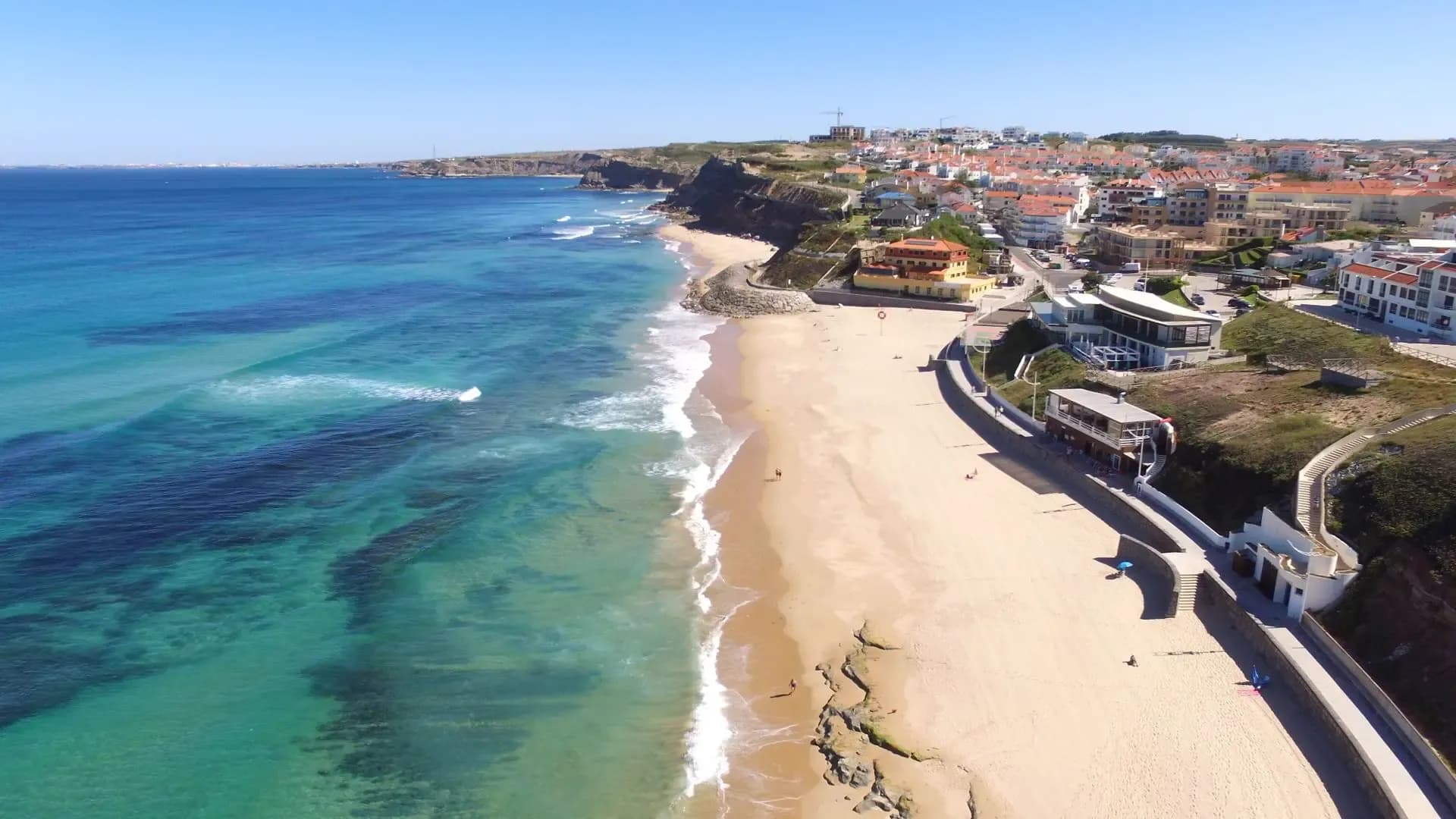 Praia da Areia Branca (Portugal) - Card Background Image